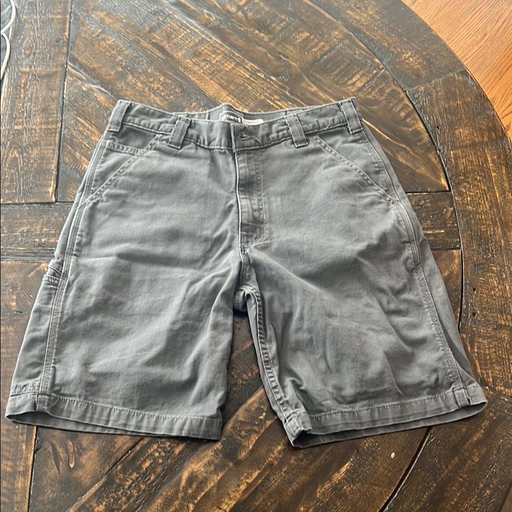 Carhartt Men's Charcoal Carpenter Shorts